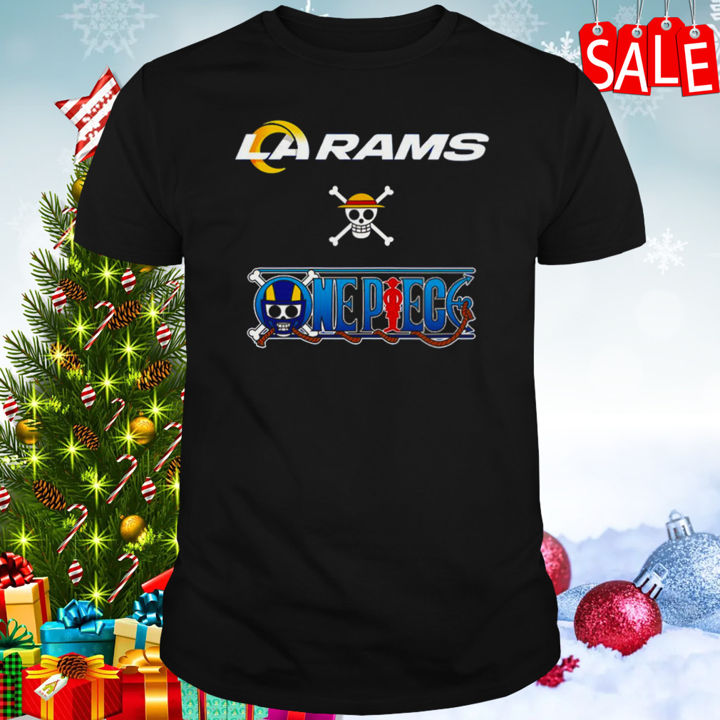 One Piece And Los Angeles Rams NFL Will Have A Special 1 Day Collaboration At The December 3 Game At SoFi Stadium In Los Angeles T-Shirt