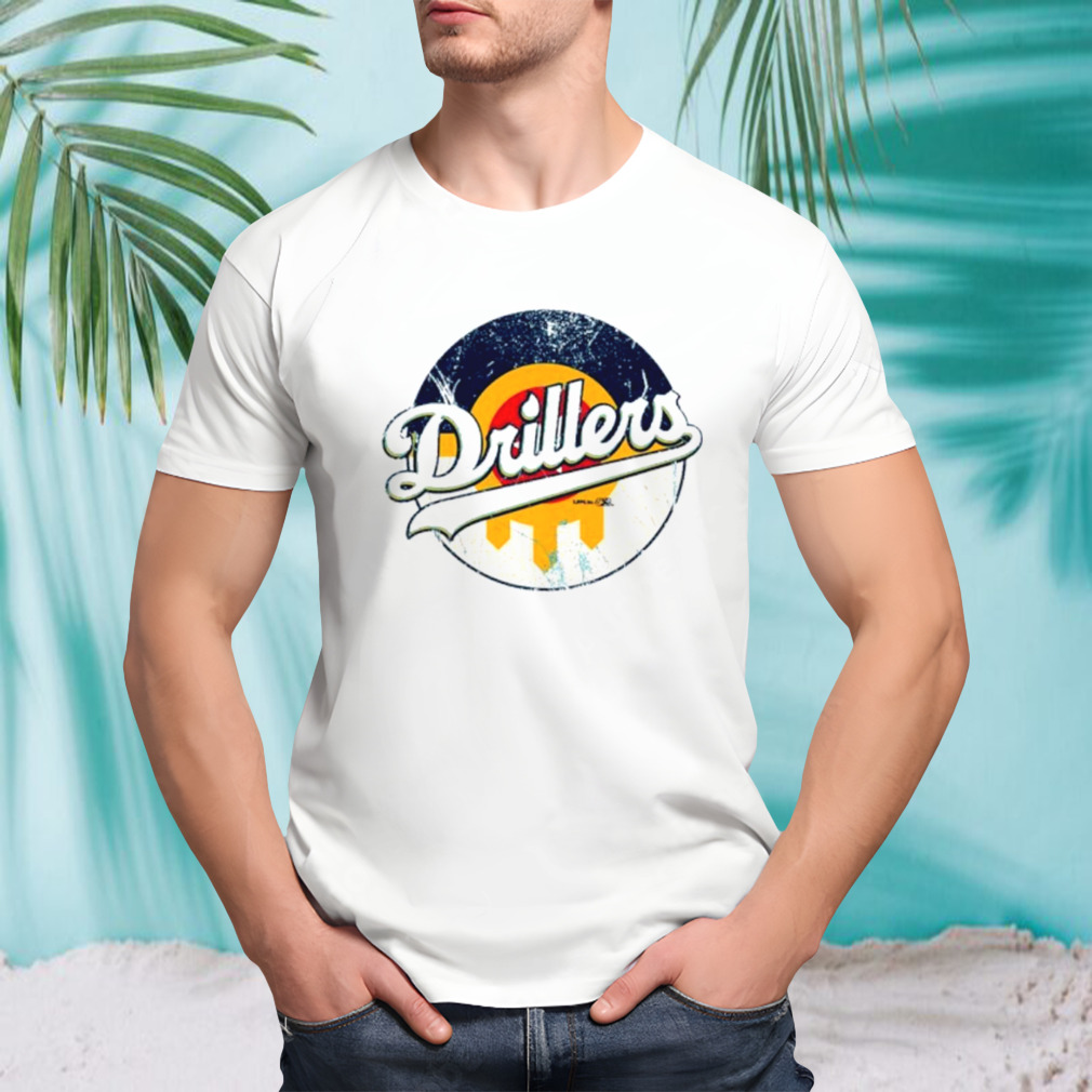 Tulsa Drillers retro logo shirt