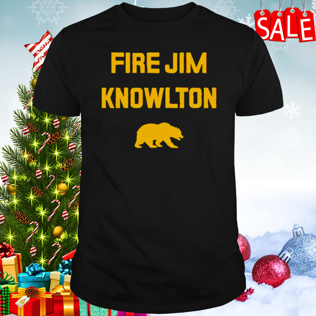 California Golden Bears Fire jim knowlton shirt