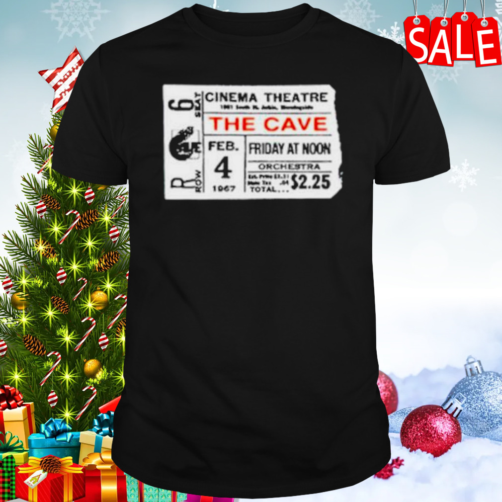 Cinema theatre the cave general admission shirt