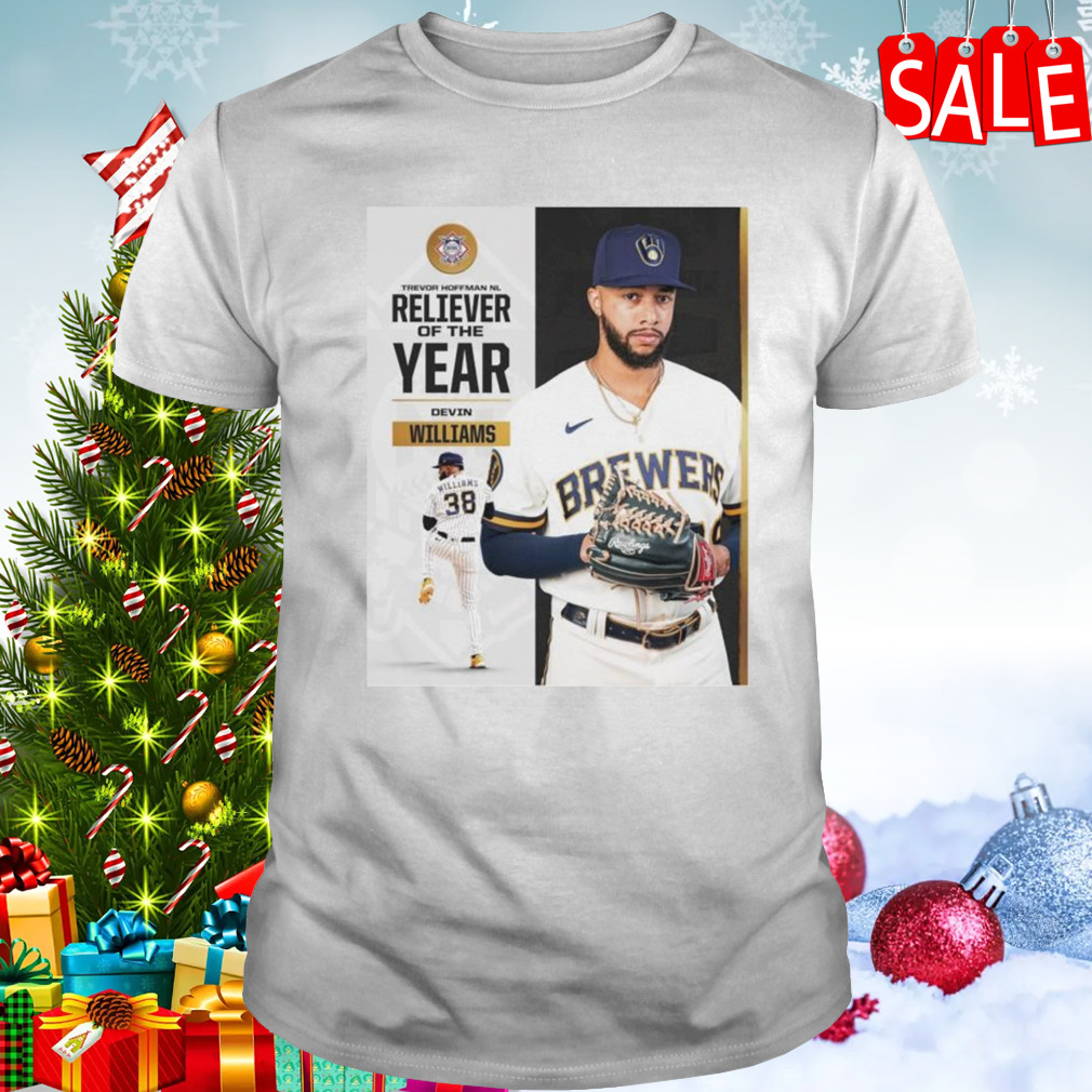 Devin Williams Trevor Hoffman NL Reliever of the Year shirt
