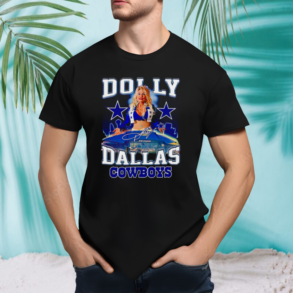 Dolly Parton Dallas Cowboys AT&T stadium shirt