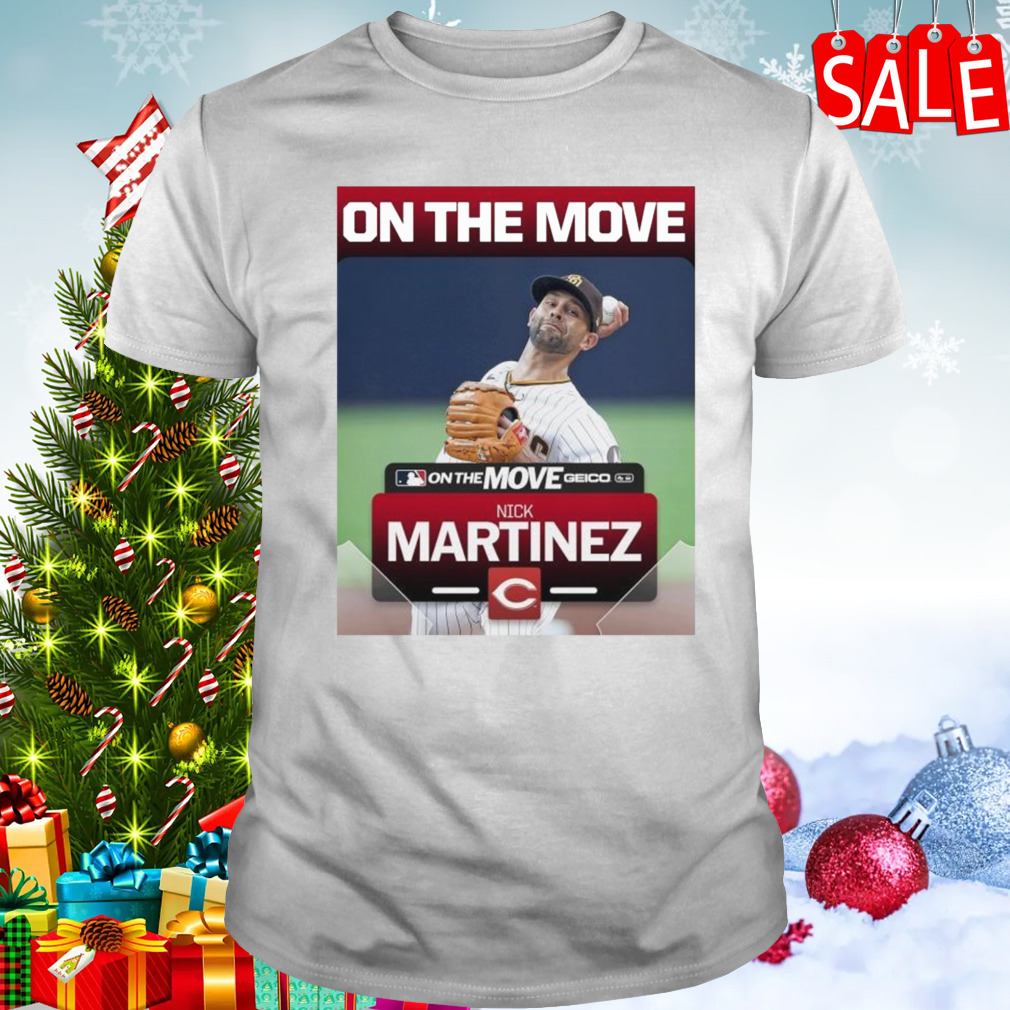 Nick Martinez on the move Geico shirt