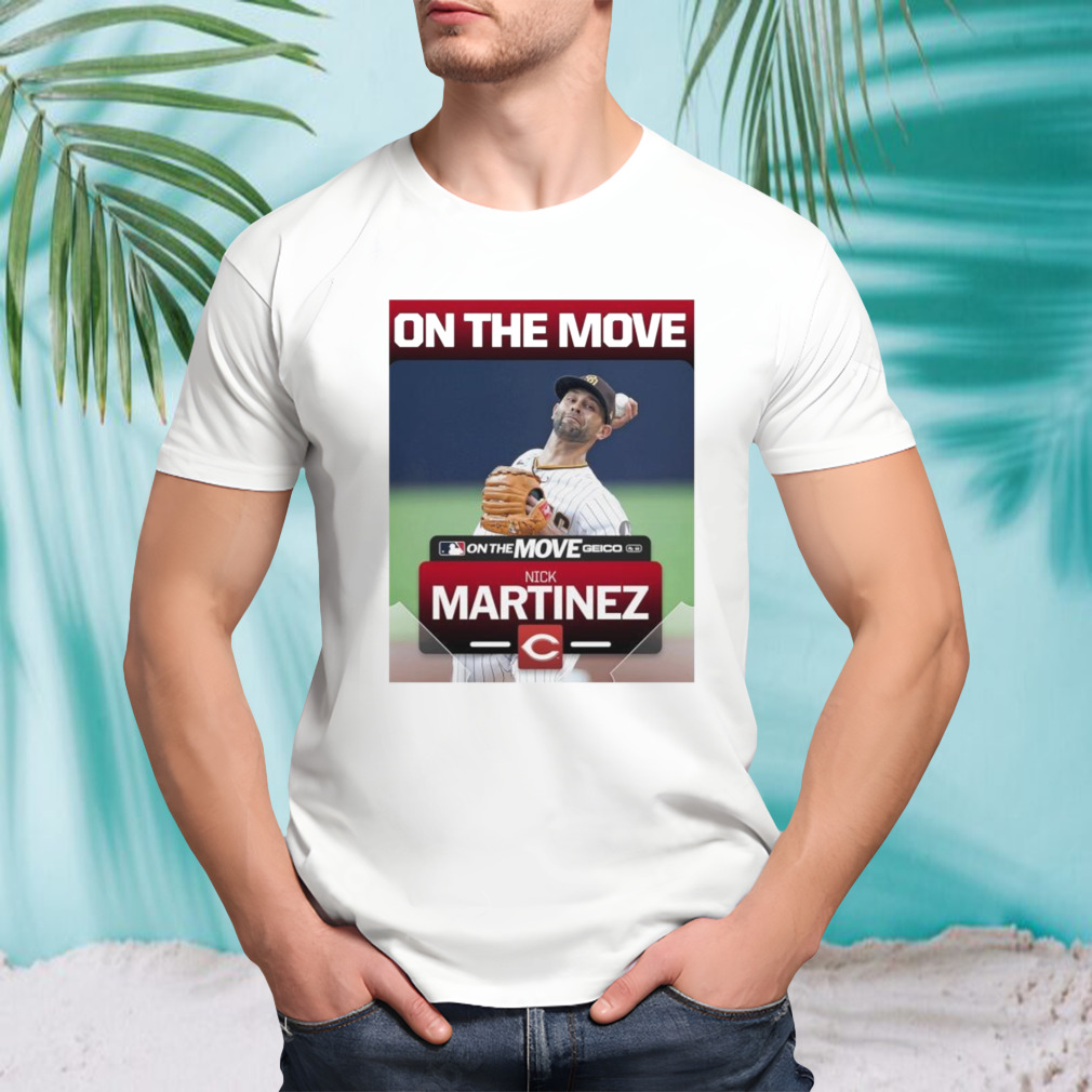 Nick Martinez on the move Geico shirt