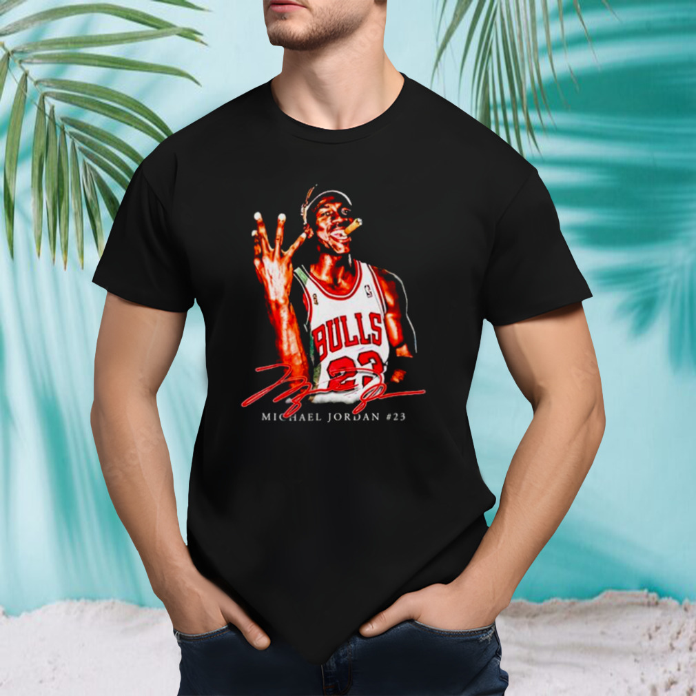 Michael Jordan 4-Time signature shirt