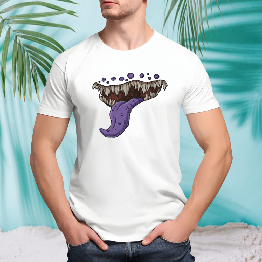 Dungeons And Dragons Mimic Mouth Print shirt