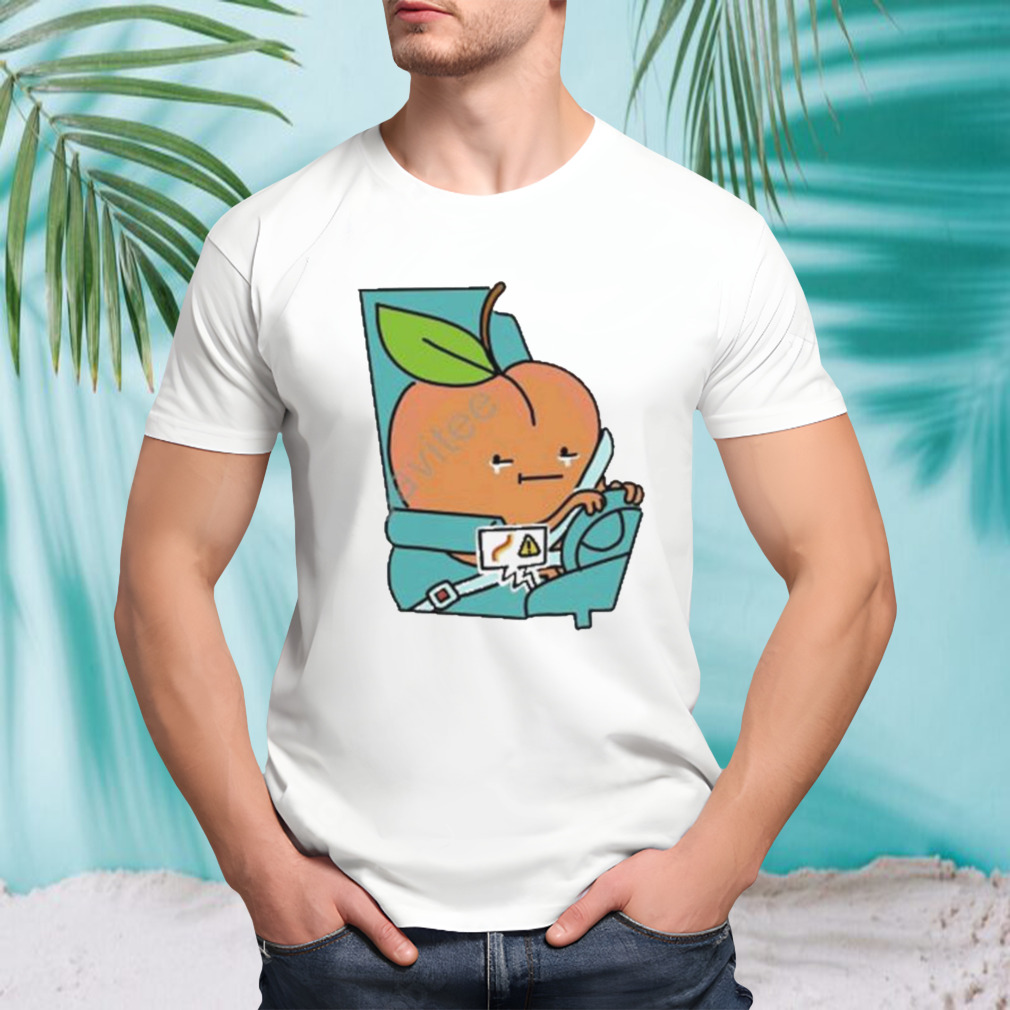 Nathanwpyle peach crying in traffic T-shirt