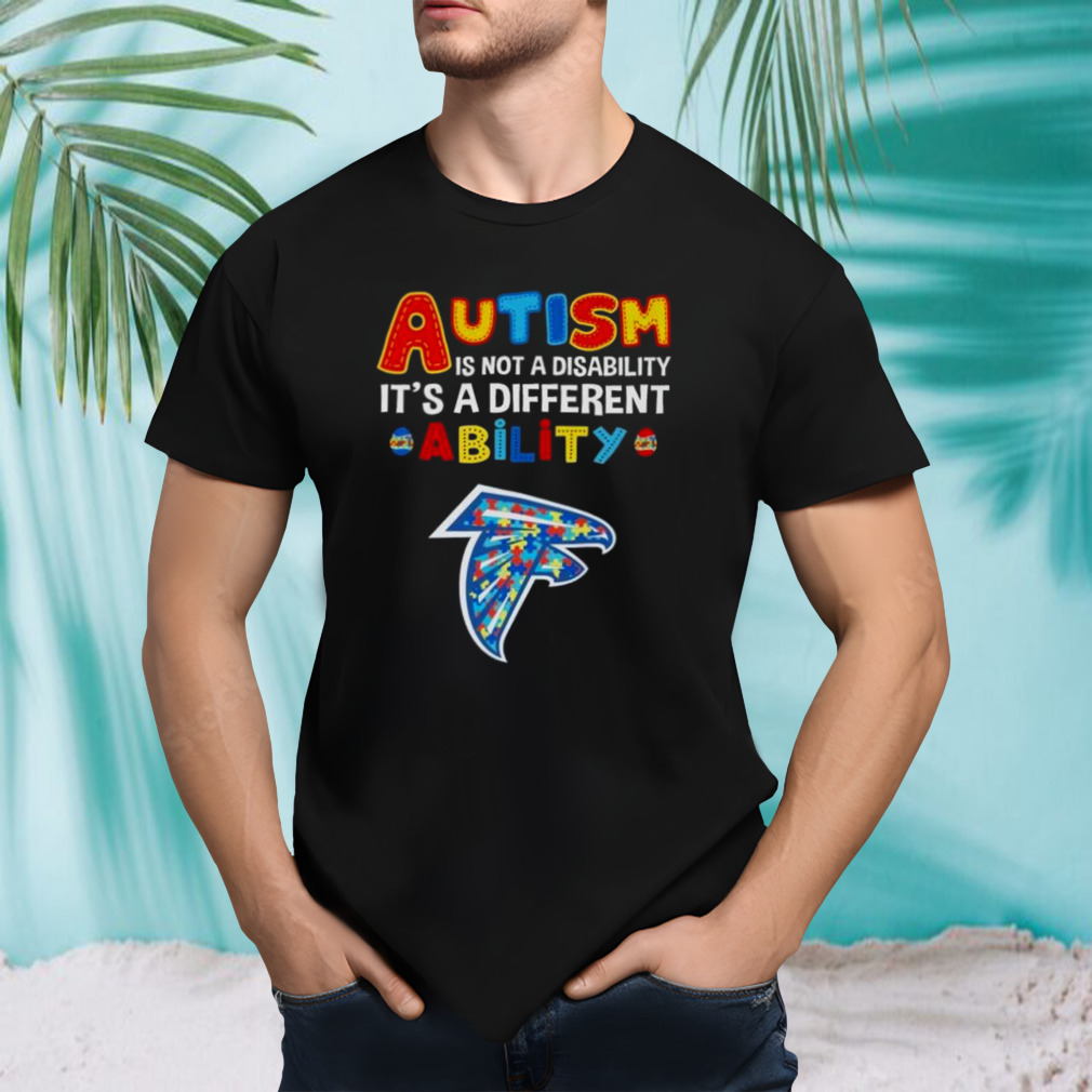 Atlanta Falcons Autism Is Not A Disability It’s A Different Ability Shirt