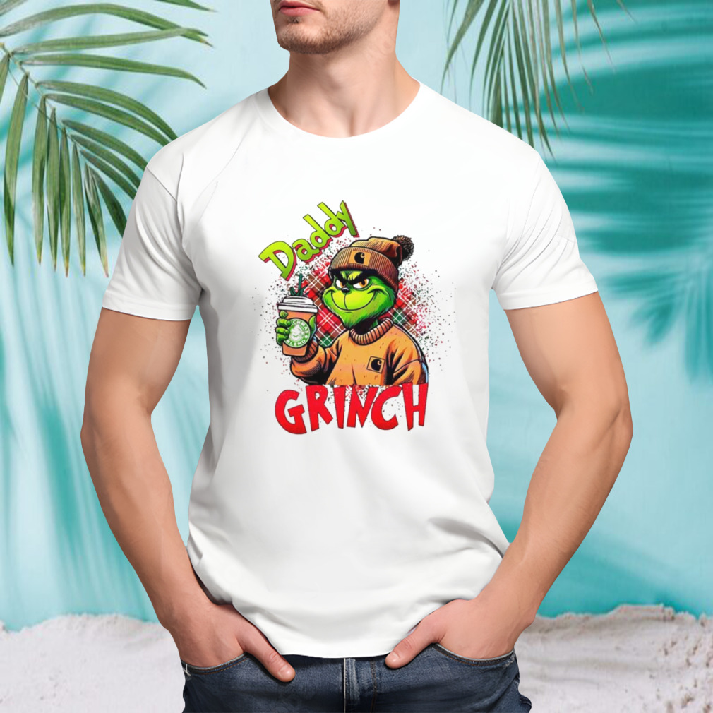 Daddy Grinch leopard Christmas 2023v shirt
