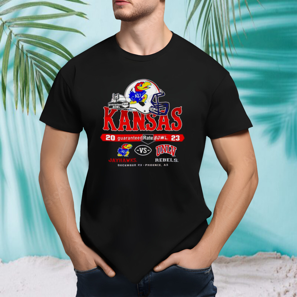 Kansas Jayhawks vs UNLV Rebels Guaranteed Rate Bowl Dec 23 2023 shirt