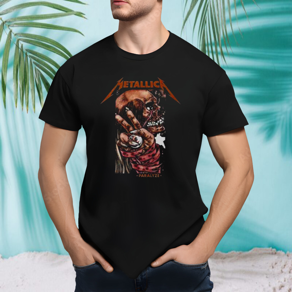 Metallica M72 Merch Store 2023 Paralyze Fan Gifts Two Sides T-Shirt