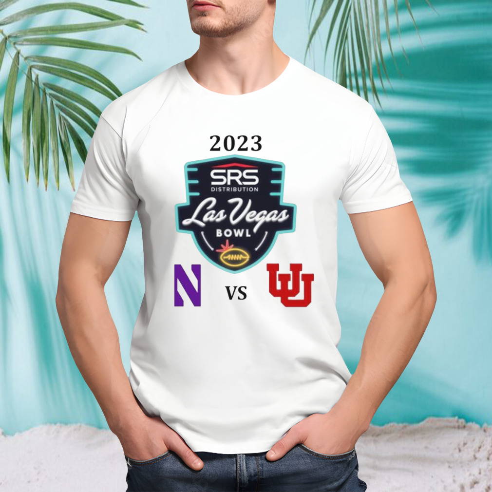 Northwestern Wildcats Vs Utah Utes Football 2023 SRS Distribution Las Vegas Bowl Shirt