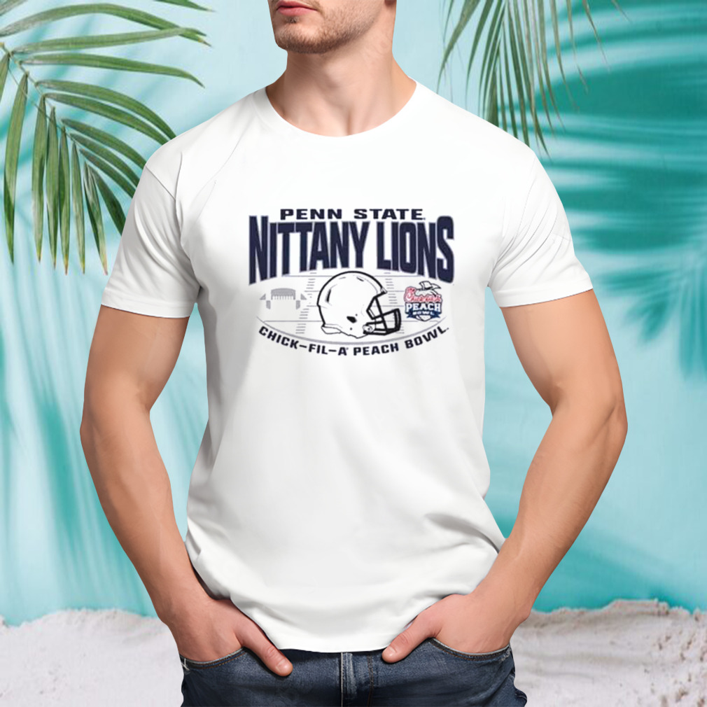 Penn State Nittany Lions Generic Helmet 2023 Peach Bowl T-Shirt