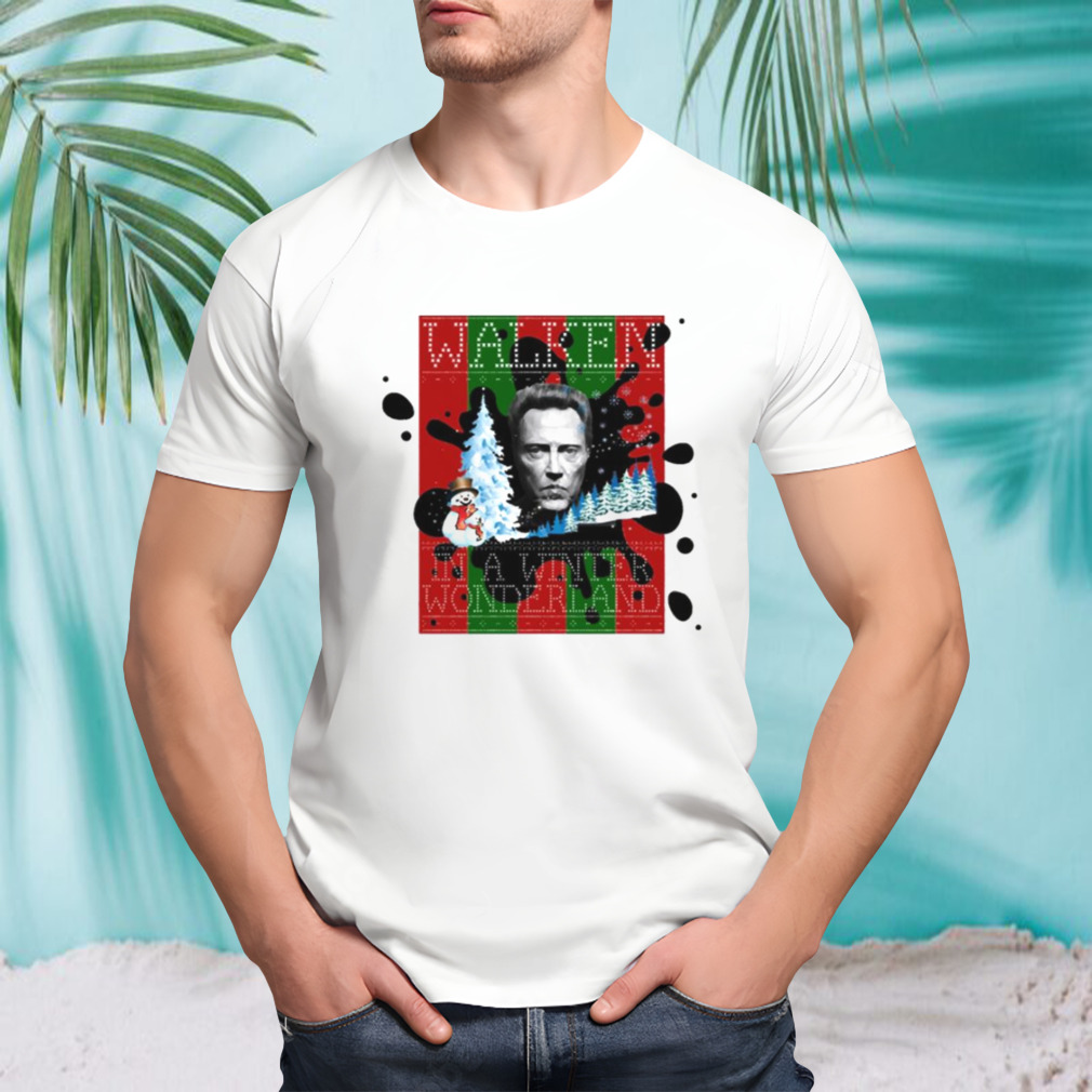 Walken In A Winter Wonderland Christmas Holidays Eve shirt