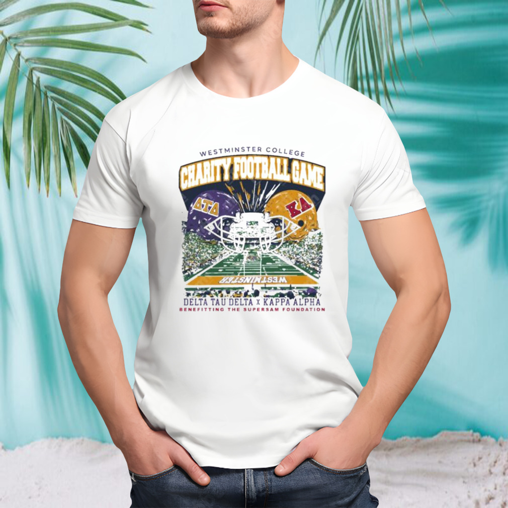 Westminster College Charity Football Game Delta Tau Delta vs Kappa Alpha T-Shirt