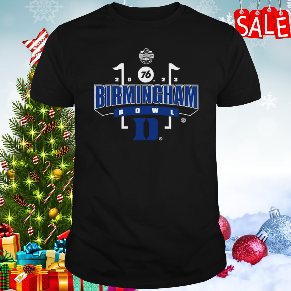Duke Blue Devils Football 2023 76 Birmingham Bowl Matchup Shirt