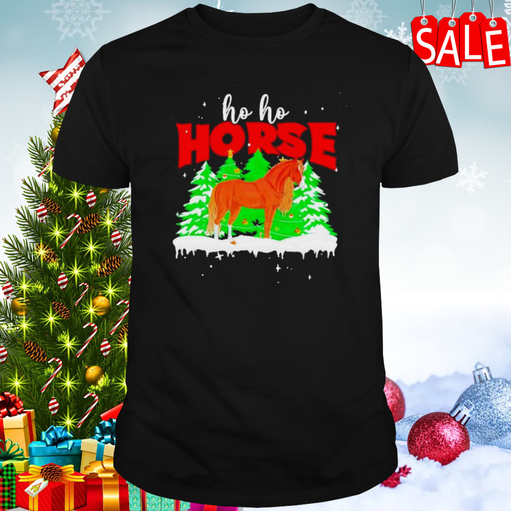 Horse Ho Ho Christmas Shirt
