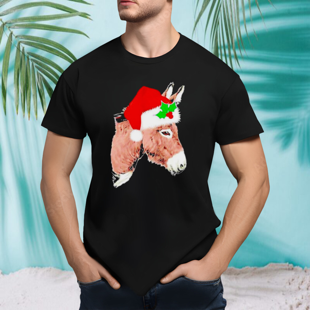 Santa Donkey Christmas Shirt