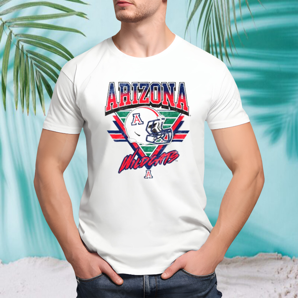 Arizona Wildcats Helmet triangle vintage shirt