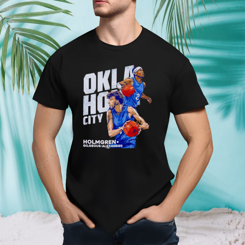 Chet Holmgren Shai Gilgeous-Alexander Oklahoma City Thunder shirt