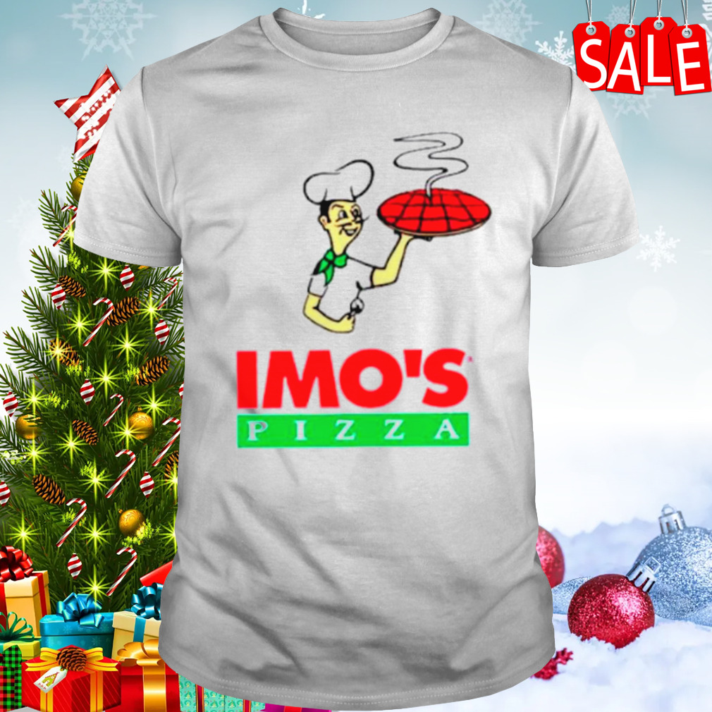 Imo’s Pizza logo shirt