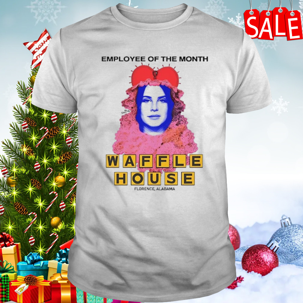Lana Del Rey employee of the month Waffle House sihrt