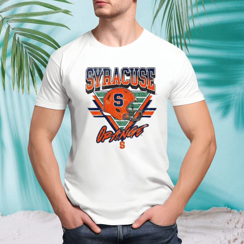 Syracuse Orange Helmet triangle vintage shirt
