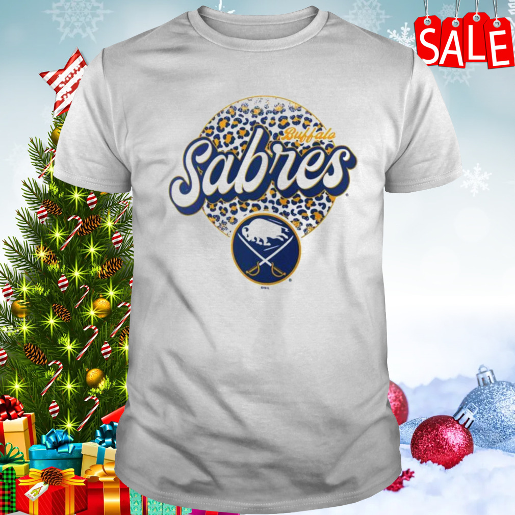 Buffalo Sabres NHL Personalized Leopard Print Logo Shirt