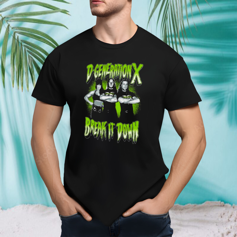 D-generation X Break It Down Glow Ink T-shirt