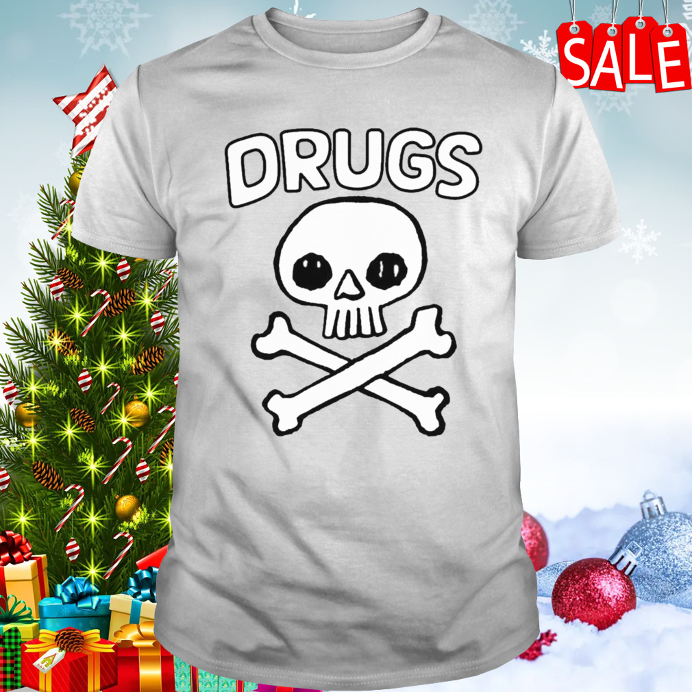 Night Channels Drugs skull Illustration shirt
