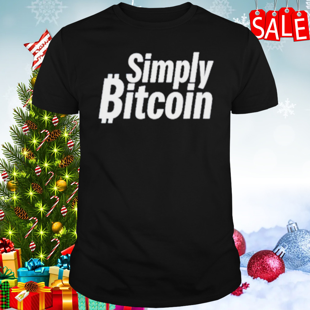 Simply bitcoin classic shirt