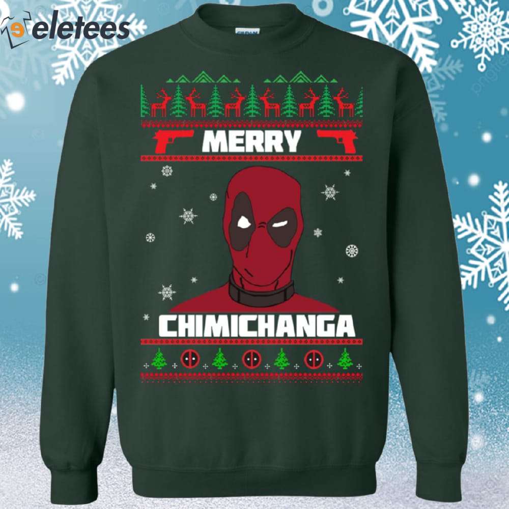 Deadpool Merry Chimichanga Christmas Sweater