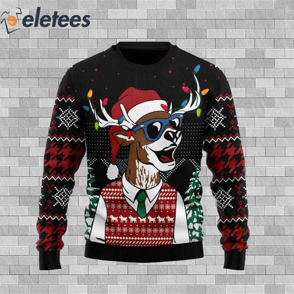 Deer Funny Ugly Christmas Sweater