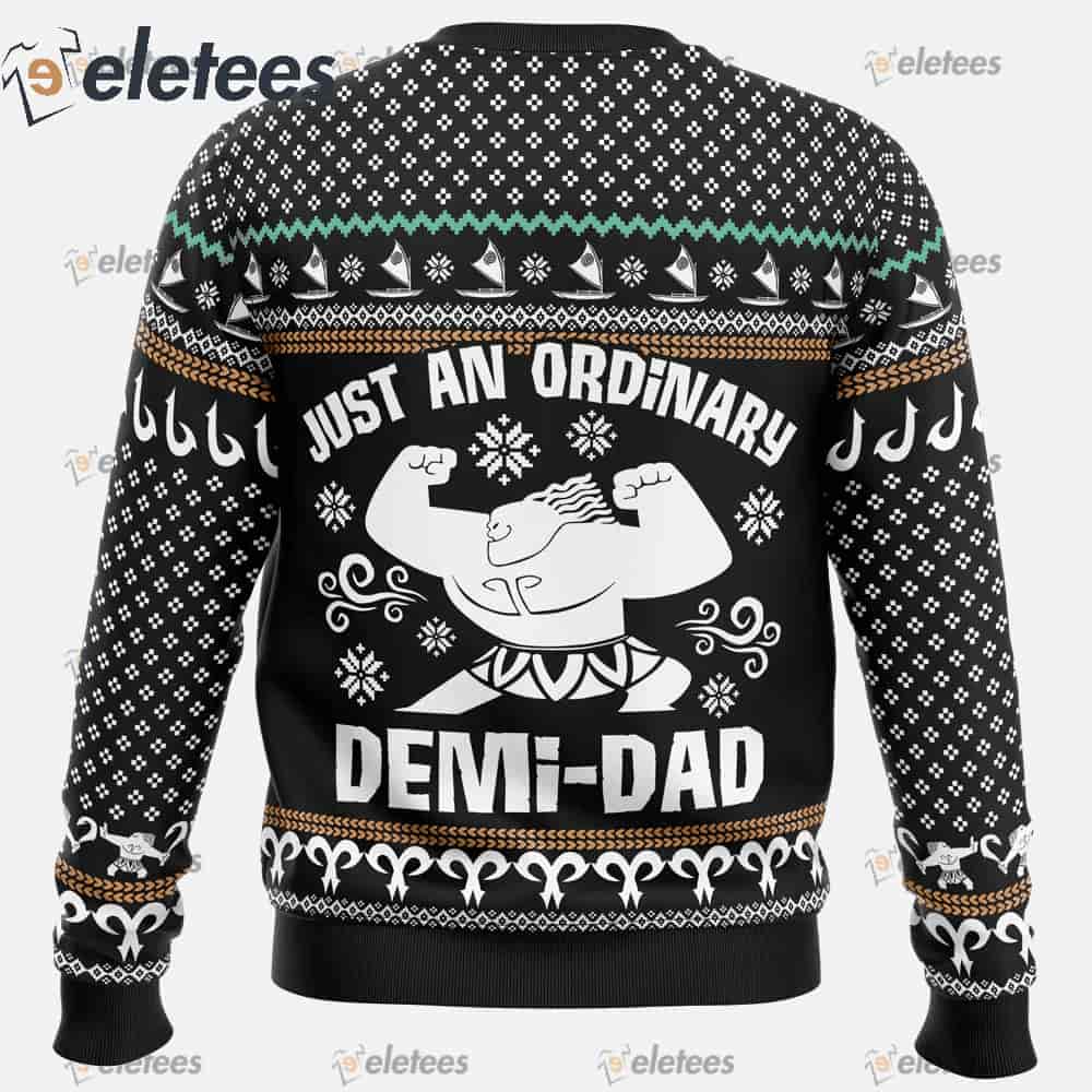 Demi Dad Moana Ugly Christmas Sweater