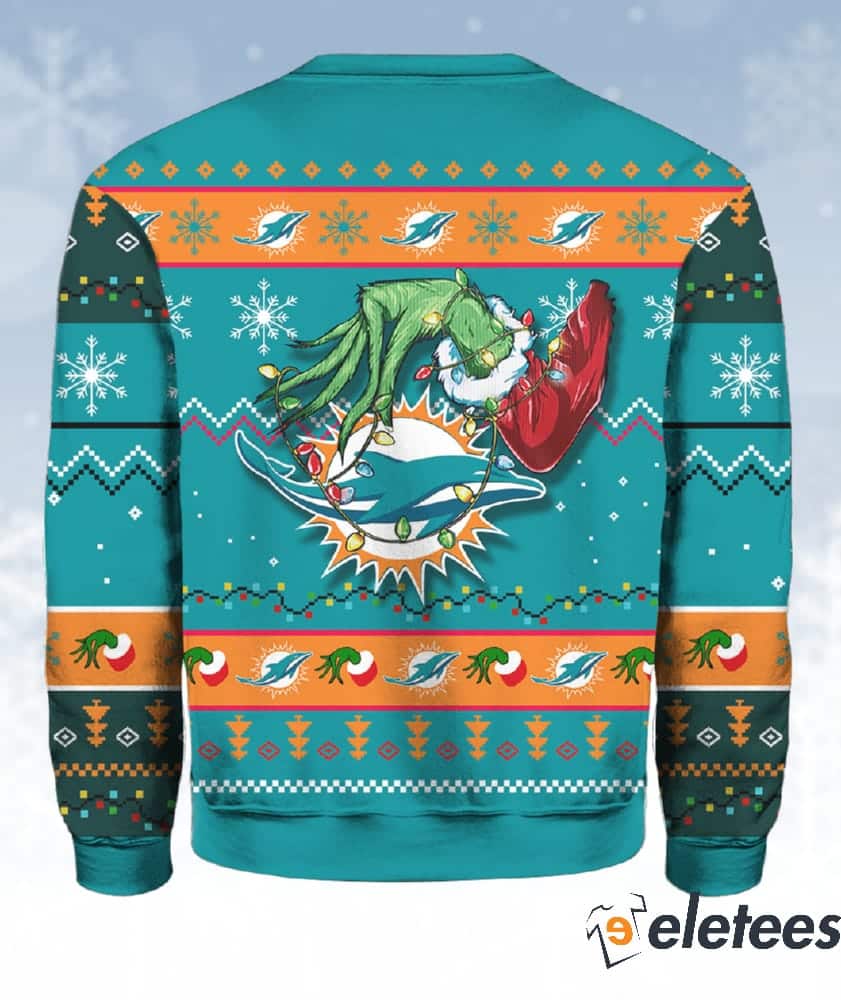 Dolphin Grnch Christmas Ugly Sweater