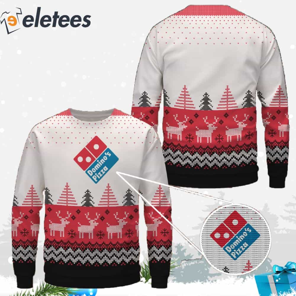Domino's Pizza Ugly Christmas Sweater