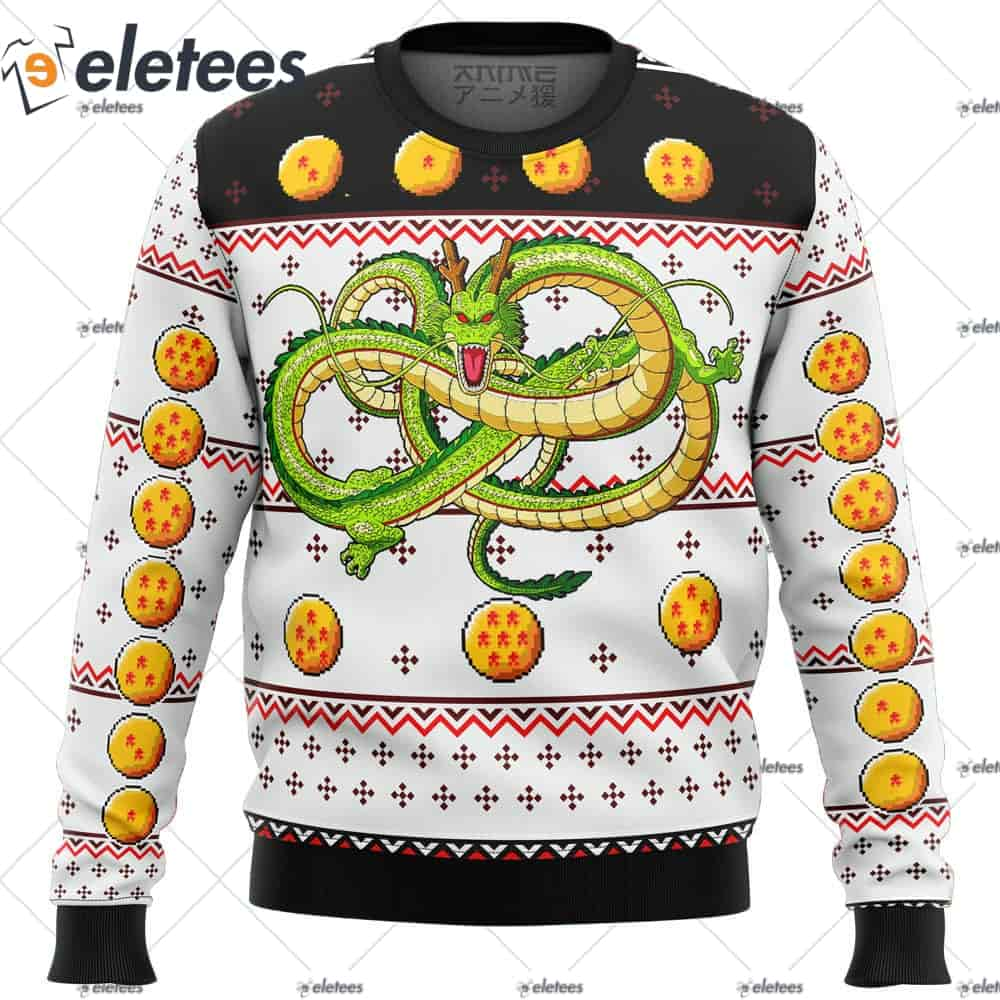 Dragonball Z Shenron Ugly Christmas Sweater