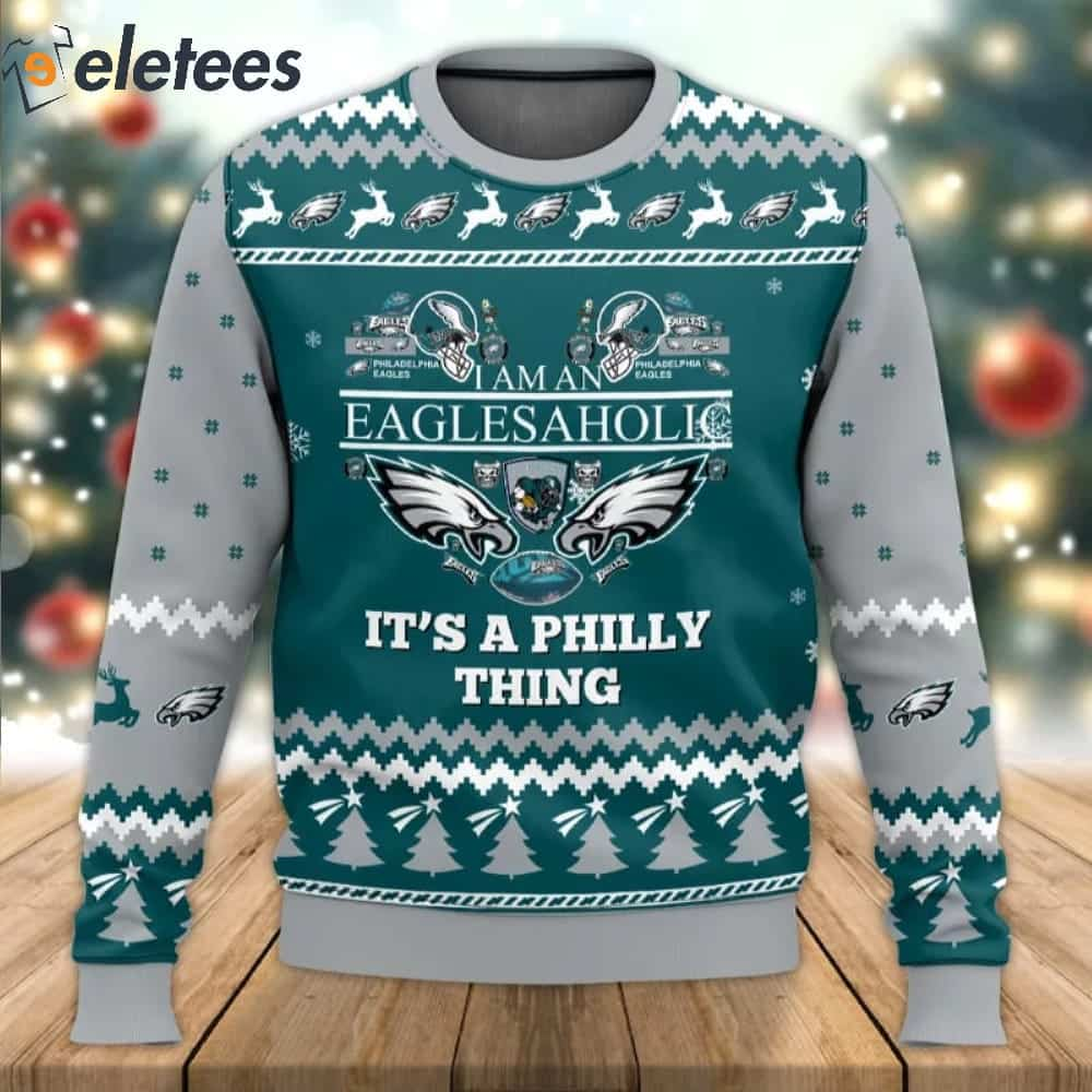 Eagles Holic Ugly Sweater