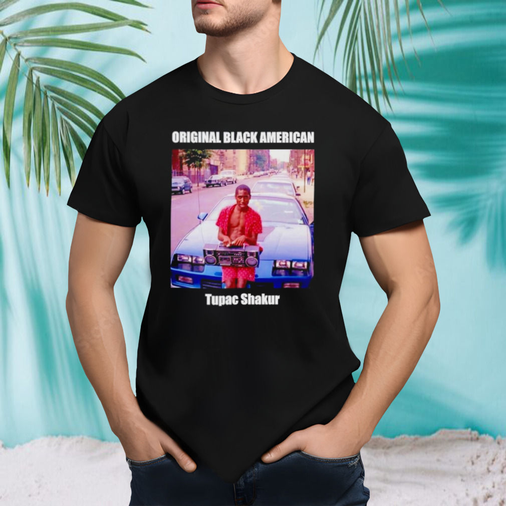 Tupac Shakur Original black American shirt