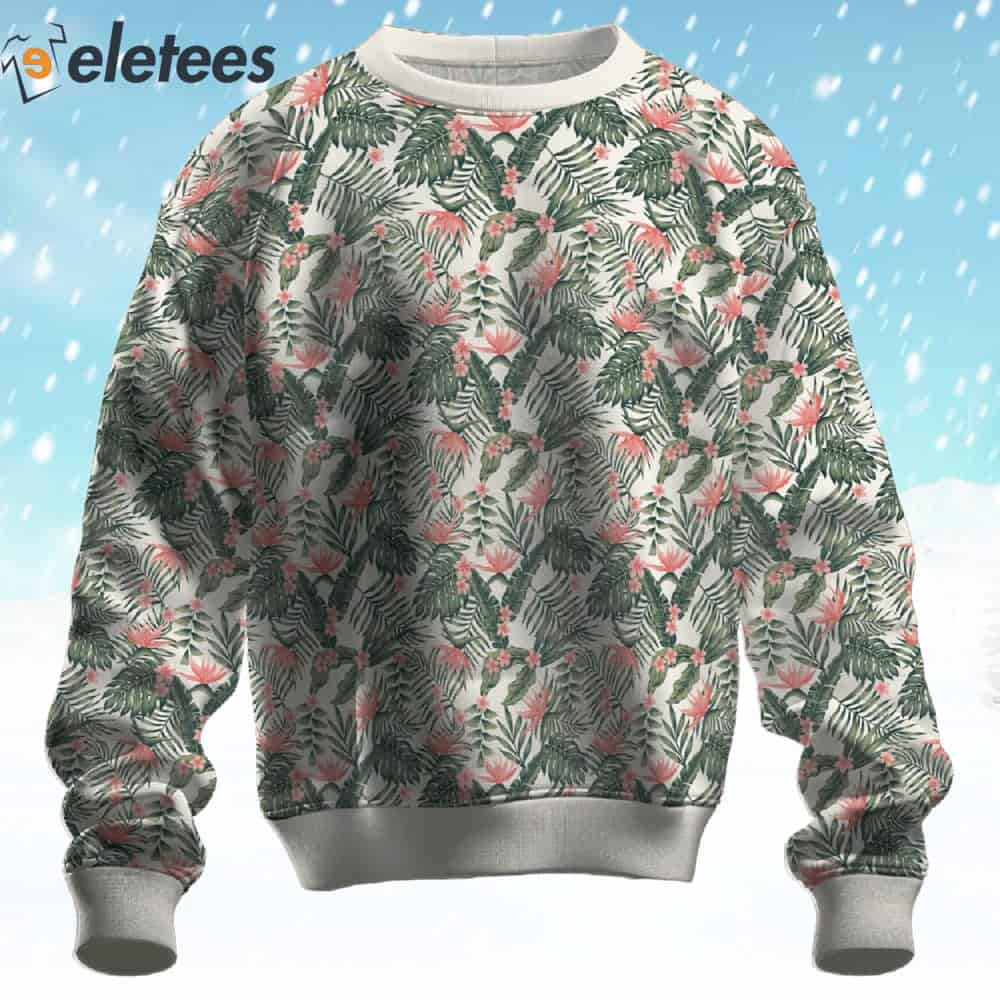 Flower and Plant Ugly Christmas Sweater