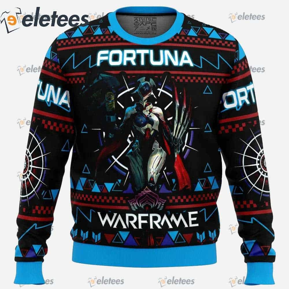 Fortuna Warframe Ugly Christmas Sweater