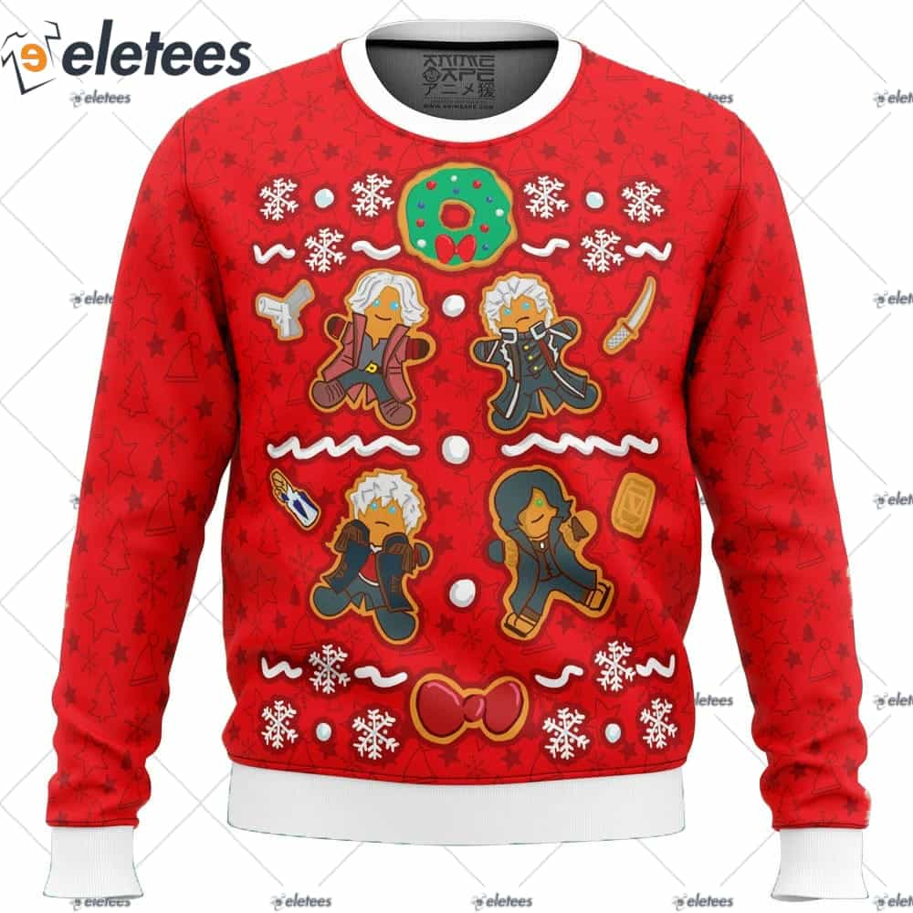 Fresh Baked Devil Hunters Devil May Cry Ugly Christmas Sweater