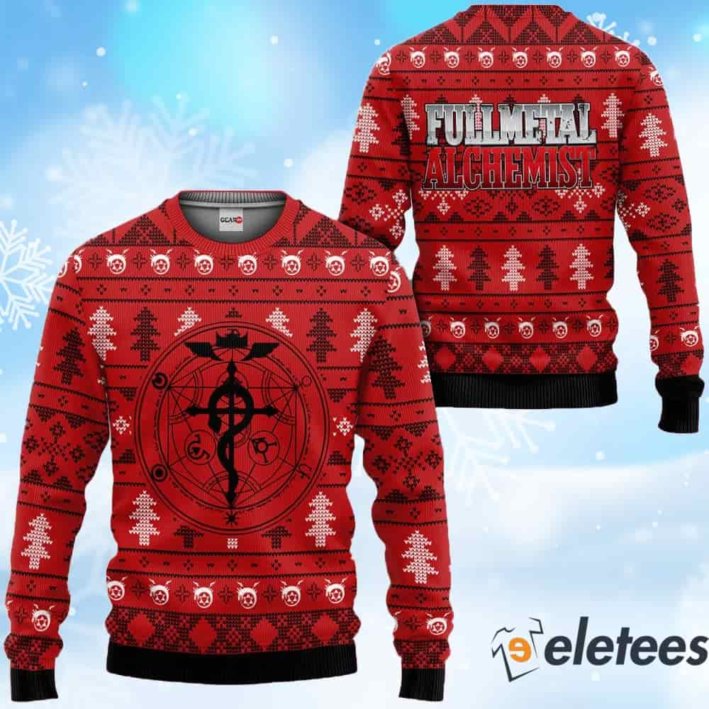 Fullmetal Alchemist Ugly Christmas Sweater