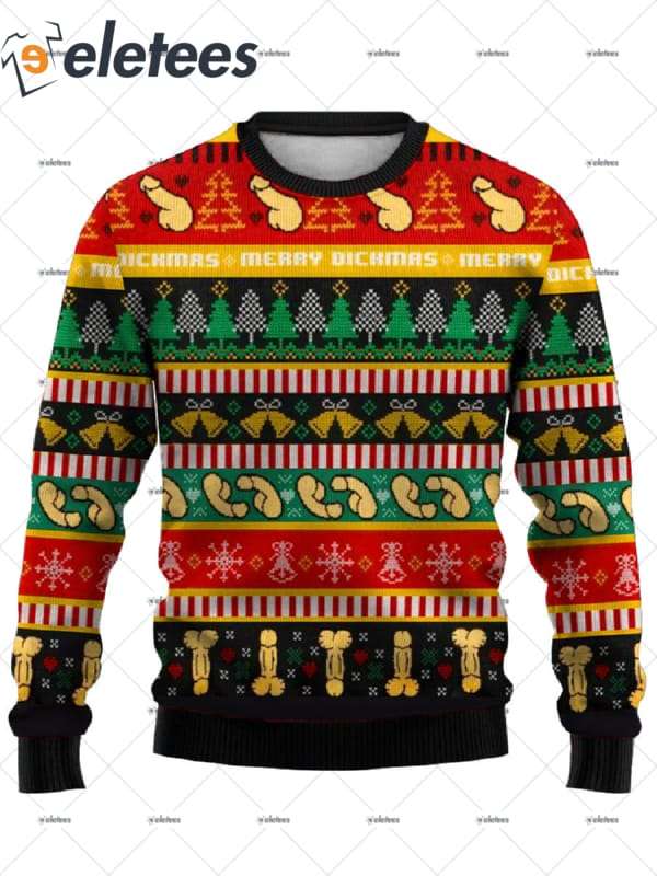 Fun Creative Merry Cockstmas Ugly Christmas Sweater