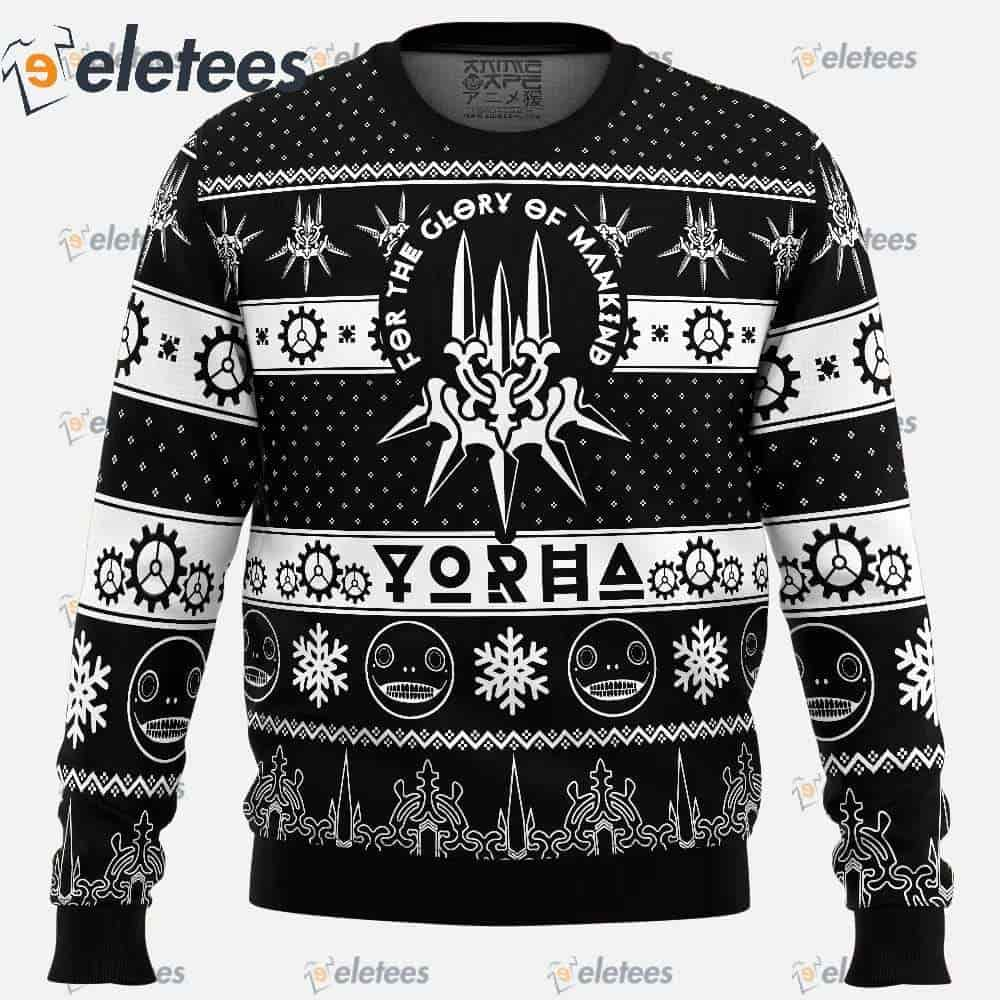 Game of Yorha Nier Automata Ugly Christmas Sweater