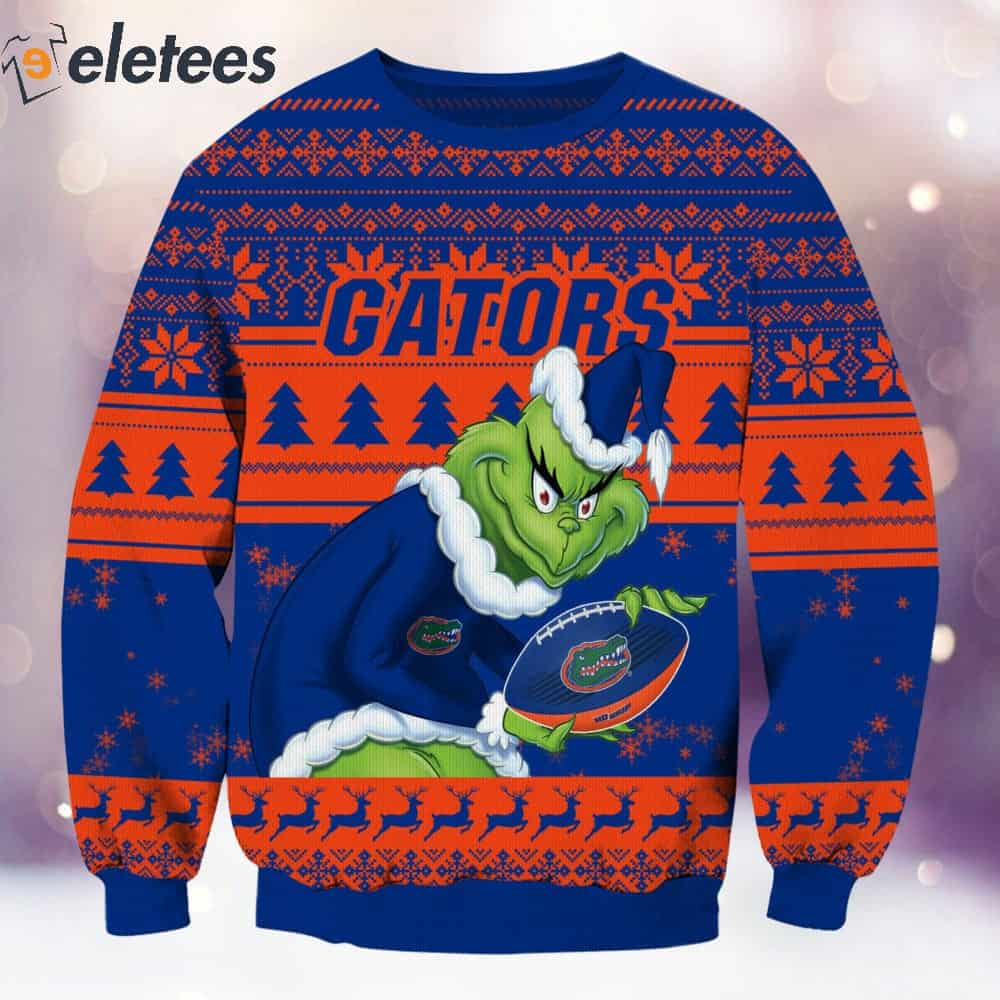 Gators Grnch Christmas Ugly Sweater