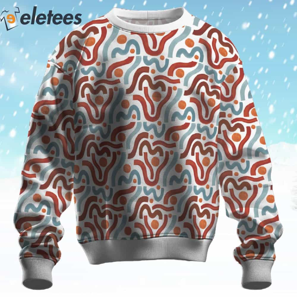 Geometric Harmony Ugly Christmas Sweater