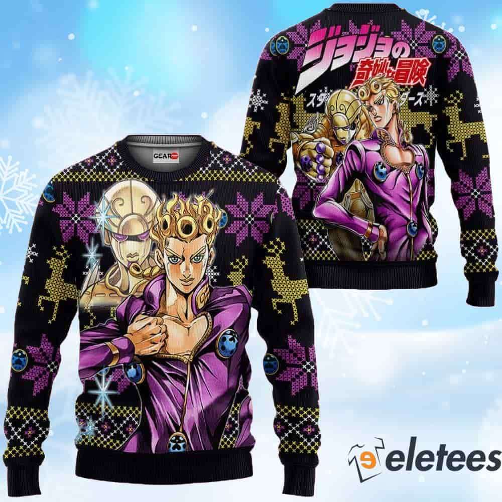 Giorno Giovanna Ugly Christmas Sweater