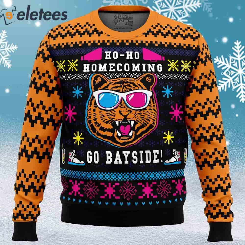 Go Bayside Saved by the Bell Ugly Christmas Sweater