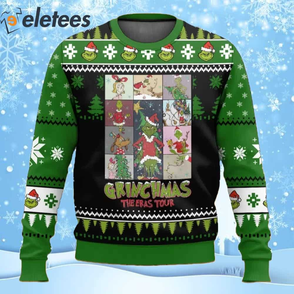 Grnch Grnchmas The Eras Tour Ugly Christmas Sweater